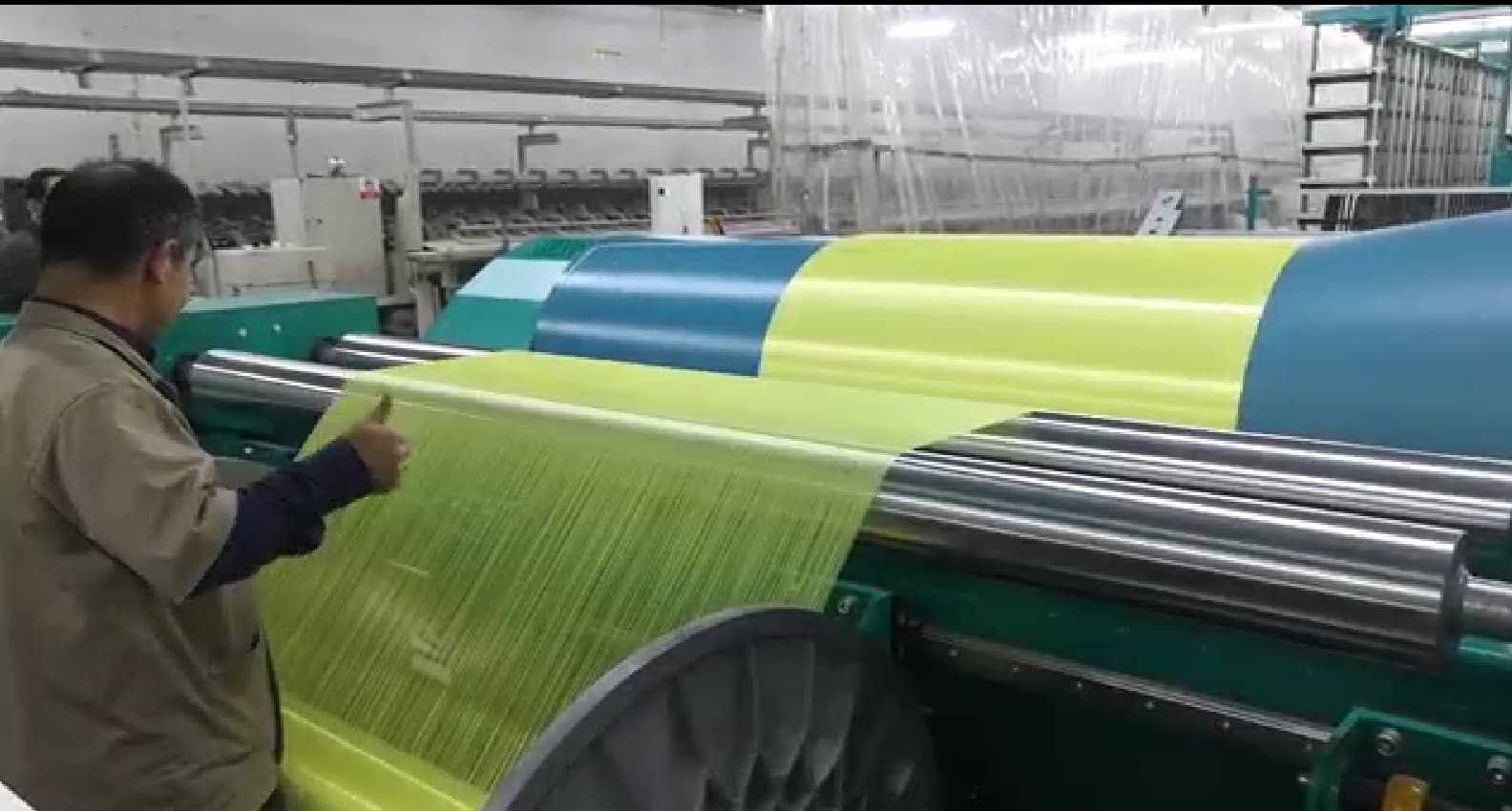 sectional warping machine