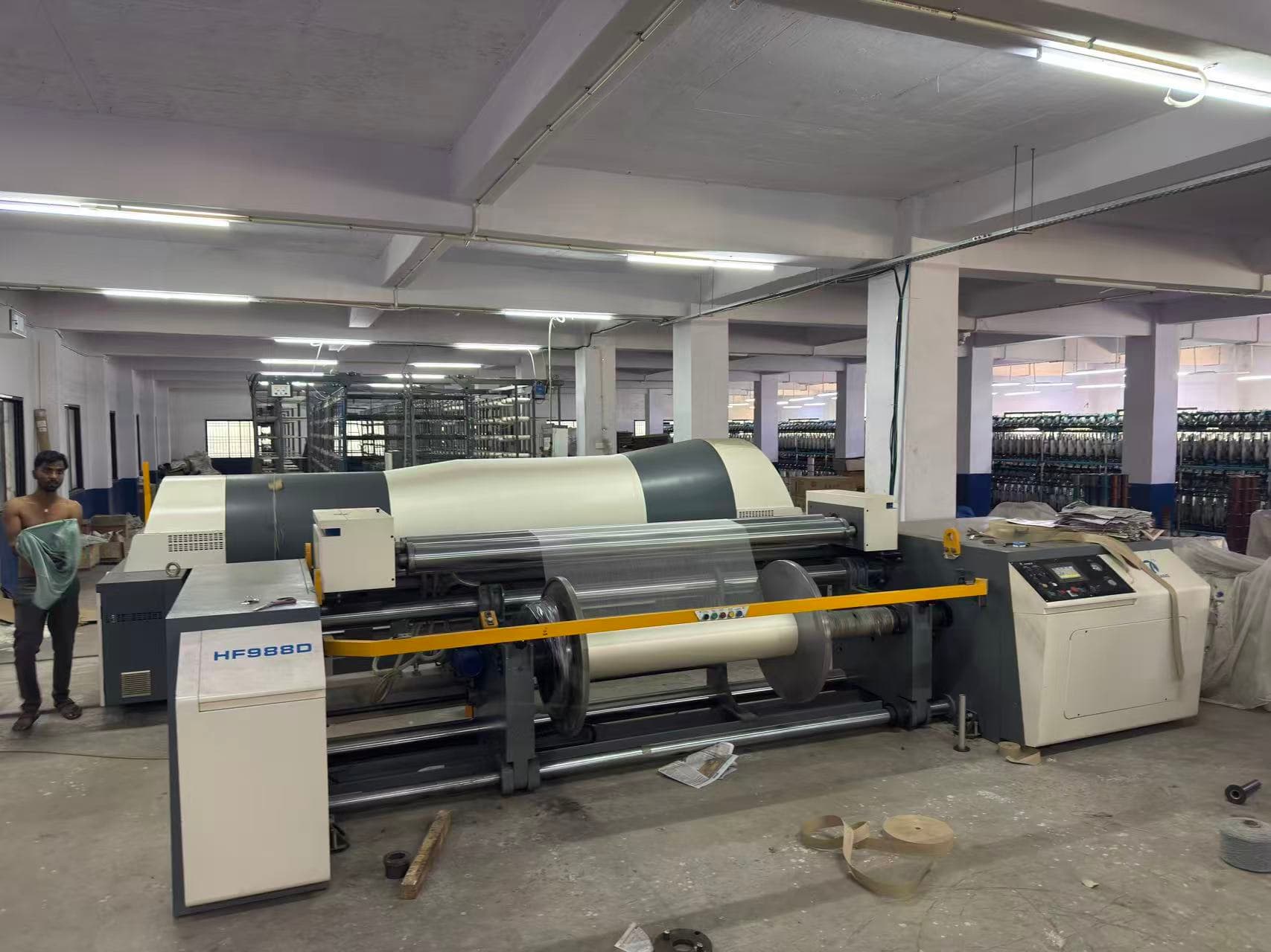 sectional warping machine